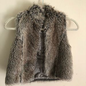 Vintage Havana Faux Fur Vest